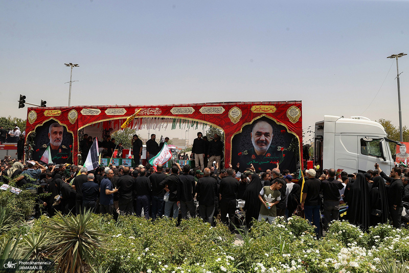 مراسم تشییع شهدای جنگ تحمیلی رژیم صهیونیستی در تهران-6