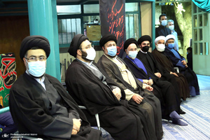 مراسم شام شهادت امام رضا(ع) و بزرگداشت علامه حکیمی در حسینیه جماران-1