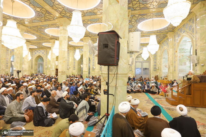 تقدیر از آیت الله العظمی جوادی آملی به‌مناسبت روز معلم‎