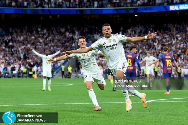 رئال مادرید 2-1 بارسلونا؛ رستگاری آلونسو در اولین الکلاسیکو/ لالیگا به کام مادریدی ها+عکس و ویدیوی گل ها