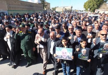 مراسم چهلمین روز شهادت سردار سلیمانی در گچساران