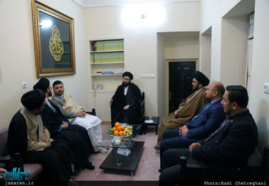 دیدار مشاور ارشد شورای امنیت افغانستان با سید علی خمینی