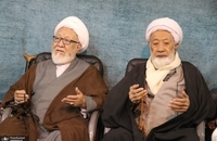 مراسم جشن میلاد امام عصر‌(عج) در دفتر آیت‌الله العظمی فاضلی بهسودی (4)