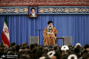 دیدار جمعی از مداحان و ذاکران اهل بیت(ع) با رهبر معظم انقلاب