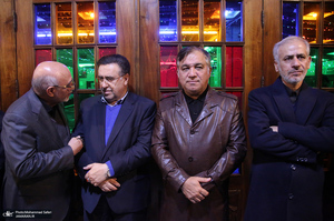 مراسم ترحیم مادر محمد شریعتمداری