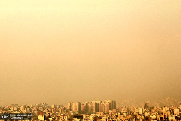 هوای 15 منطقهٔ تهران برای همه آلوده است! + نقشه