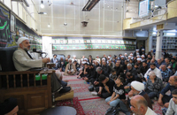 مجلس سوگواری شهادت امام جعفر صادق (ع) در دفتر آیت الله العظمی صانعی (5)