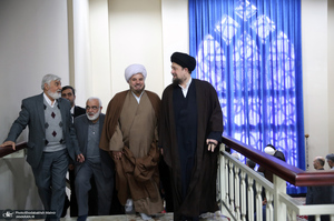 دیدار رئیس، مدیران و جمعی از کارکنان کمیته امداد امام خمینی (ره) با سید حسن خمینی