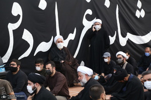 مراسم عزاداری شهادت حضرت امام علی(ع) با حضور آیت الله العظمی وحید خراسانی