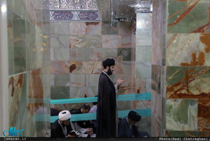 مراسم احیای شب نوزدهم ماه مبارک رمضان در حرم مطهر حضرت معصومه(س)