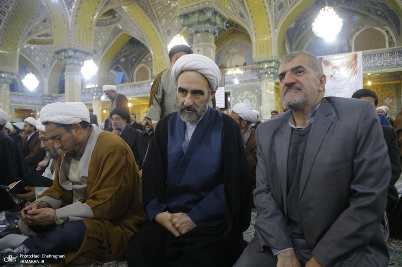 مراسم بزرگداشت آیت الله موسوی بجنوردی (ره) در قم - 1