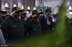 تجدید میثاق فرماندهان و پرسنل تیپ مکانیزه 20 رمضان نیروی زمینی با آرمان‌های امام راحل (ره)