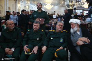 مراسم خاکسپاری شهید حسین امیرعبداللهیان در حرم حضرت عبدالعظیم حسنی (ع)