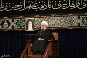 اولین شب مراسم عزاداری حضرت فاطمه‌ زهرا (س) در حسینیه امام خمینی