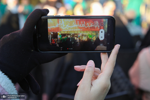 مهمانی لاله ها در قطعه شهدای بهشت زهرا