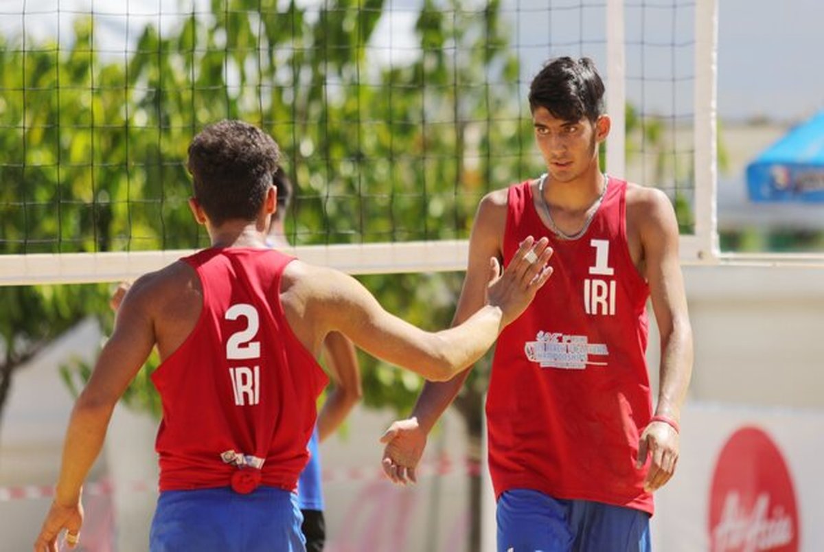 سومی والیبال ساحلی ایران در تور جهانی چین