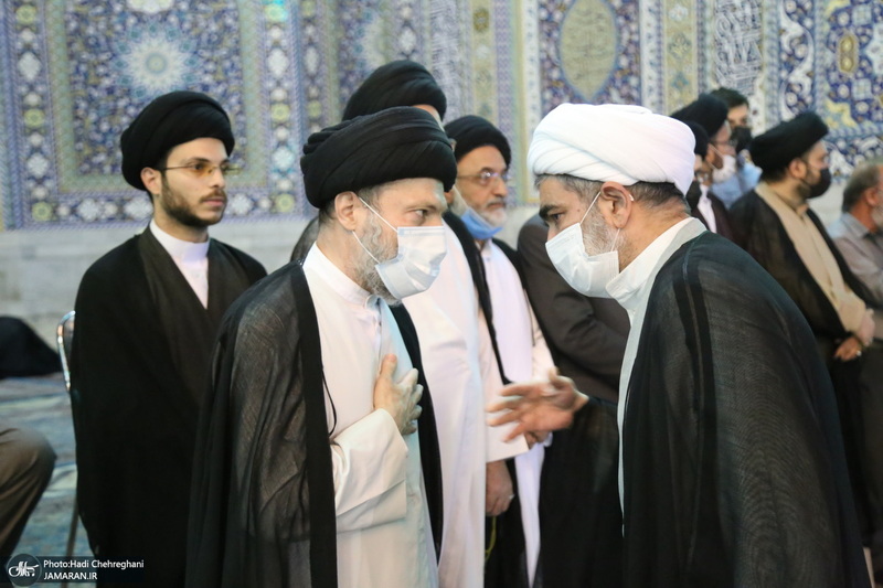 مراسم چهلمین شب درگذشت آیت الله العظمی سید محمدسعید حکیم در قم‎