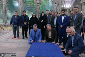 تجدید میثاق رئیس و مدیران سازمان نظام پرستاری کشور با آرمان های حضرت امام(س)