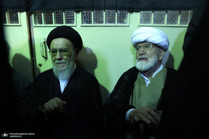 مراسم بزرگداشت همسر آیت الله موسوی بجنوردی (ره) در حسینیه شماره یک جماران-4