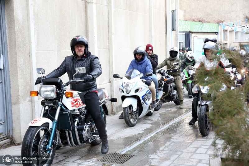 تجدید میثاق هیئت موتور سواران استان تهران با آرمانهای امام راحل