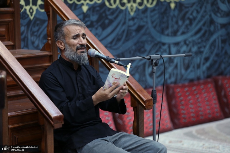 مراسم عزادهری شب ۲۸ صفر در حرم مطهر امام خمینی(س)