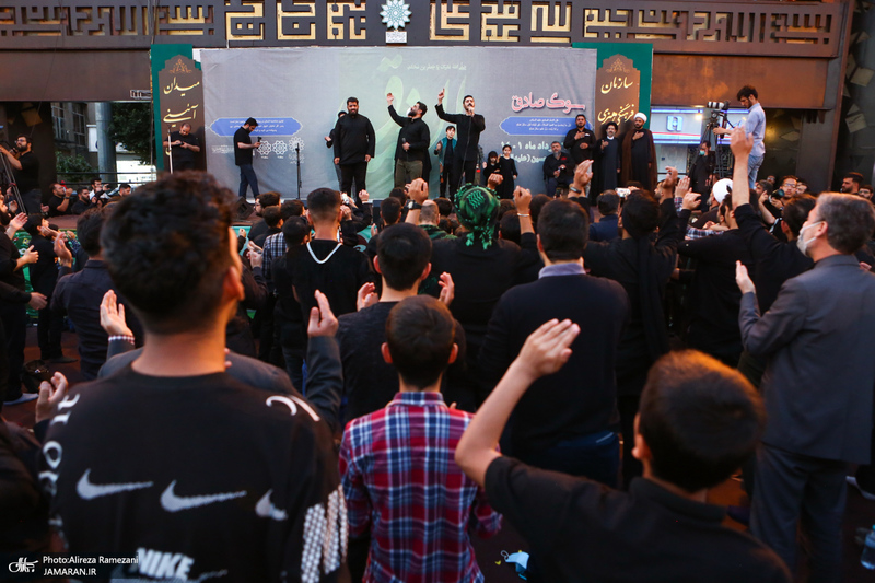 مراسم شهادت امام جعفر صادق (ع) در میدان امام حسین (ع)