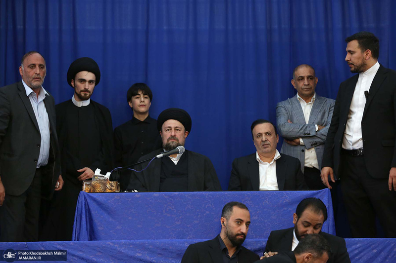 حضور سید حسن خمینی در روستای خیارج استان قزوین -2