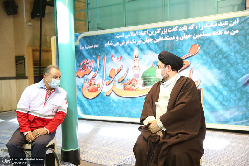 دیدار مدیران، کارکنان و جوانان جمعیت هلال احمر با سید حسن خمینی