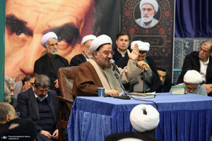 مراسم ختم مرحوم حجت الاسلام و المسلمین صالحی منش در حسینیه جماران