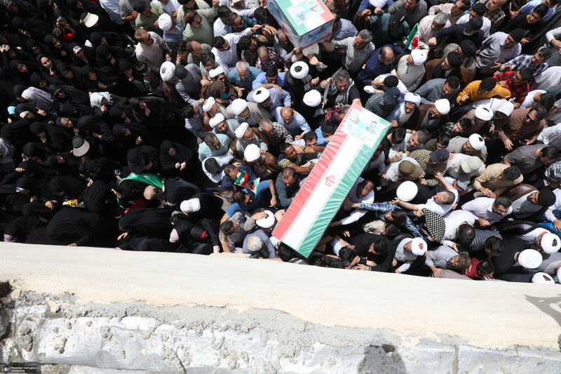 جمعه خشم و نصر و تشییع پنج شهید حمله رژیم صهیونیستی در قم