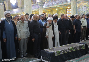 مراسم تشییع مرحومه فخری فلسفی تنکابنی مادر  احمد مسجدجامعی