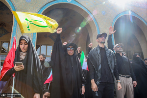 مراسم وداع با رهبر شهید انقلاب در مصلی تهران -3