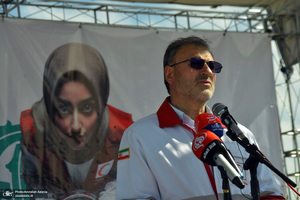 آئین آغاز طرح ملی خدمات نوروزی جمعیت هلال احمر در جوار حرم مطهر امام خمینی (س)