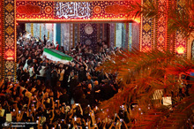 تصاویر اختصاصی جماران از تشییع رهبر شهید در بین الحرمین کربلا