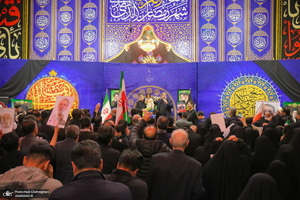 مراسم بزرگداشت شهید علی لاریجانی در حرم حضرت معصومه (س)