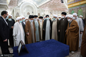 تجدید میثاق هیأت رئیسه و اعضای مجلس خبرگان رهبری با آرمان های امام خمینی(س)