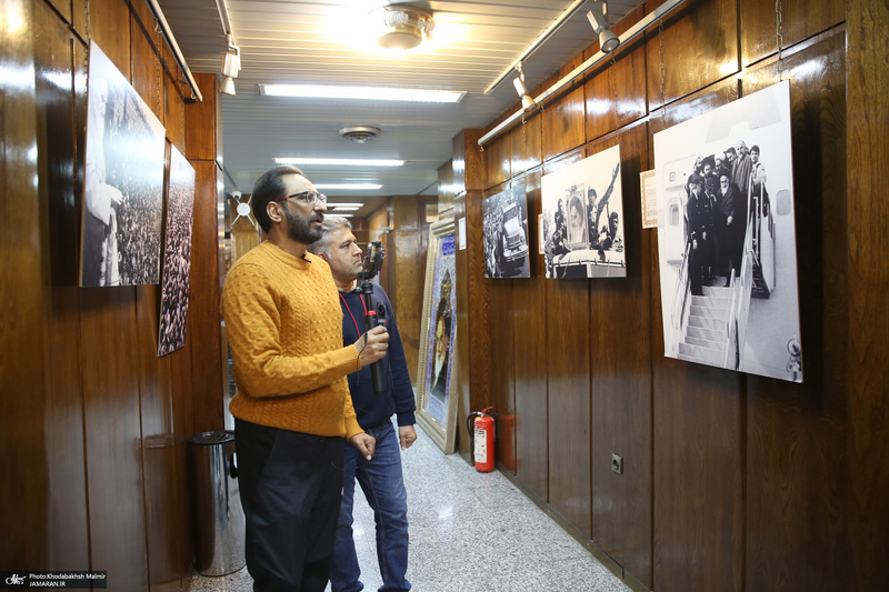 بازدید آقای جاوید چوهدری مجری ، مقاله نویس  پاکستان از بیت امام خمینی در جماران