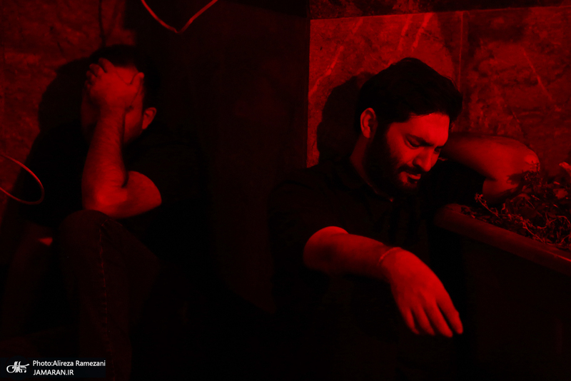 مزاسم شب تاسوعای حسینی (ع) در امام زاده صالح (ع)