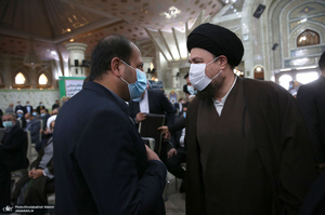 تجدید میثاق رئیس مجلس شورای اسلامی و نمایندگان با آرمان های حضرت امام (س)