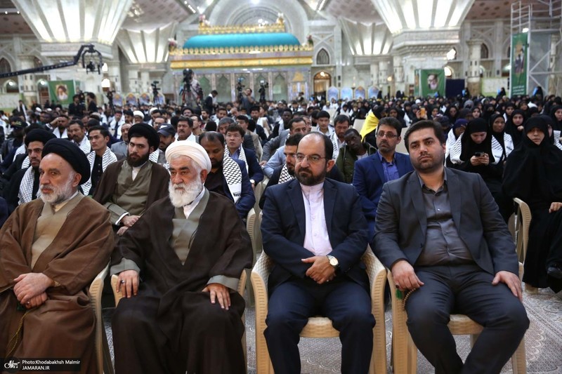 مراسم چهلم شهید سیدحسن نصرالله و سرلشکر نیلفروشان در حرم امام خمینی (س)