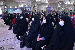مراسم میلاد حضرت زهرا (س) و امام خمینی (ره) با حضور کارکنان بهشت زهرا