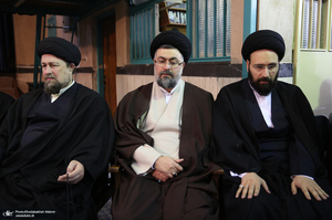 مراسم تشییع آیت الله سید مهدی امام جمارانی (ره) از حسنیه جماران