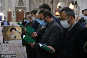 تجدید میثاق مدیران و کارکنان نهضت سواد آموزی با آرمان های حضرت امام(س)