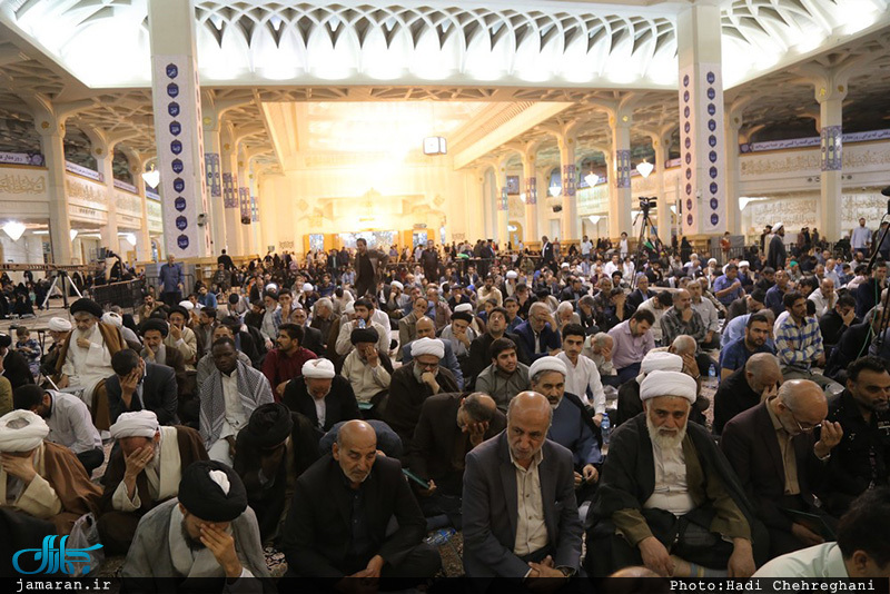 مراسم بزرگداشت حجت‌الاسلام و المسلمین سید مهدی طباطبایی(ره) در حرم مطهر حضرت معصومه(س)