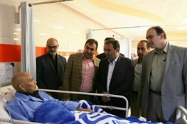 ‌بازدید استاندار لرستان از بخش های مختلف بیمارستان شهید رحیمی خرم آباد