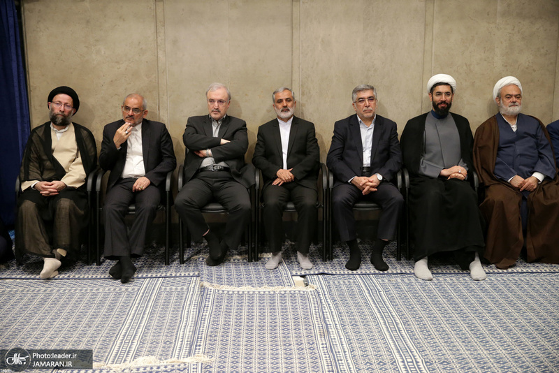 دیدار هزاران نفر از دانشجویان و دانش‌آموزان با رهبر معظم انقلاب