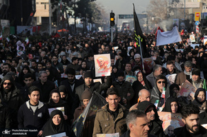 حضور میلیون ها تهرانی در تشییع پیکر مطهر سردار قاسم سلیمانی - 4