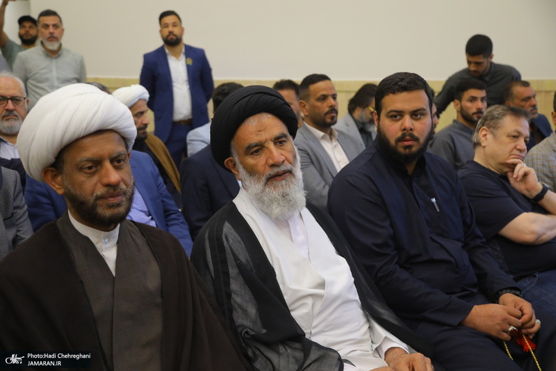 مراسم افتتاح حسینیه آیت الله العظمی بروجردی (ره) در شهر سامرا