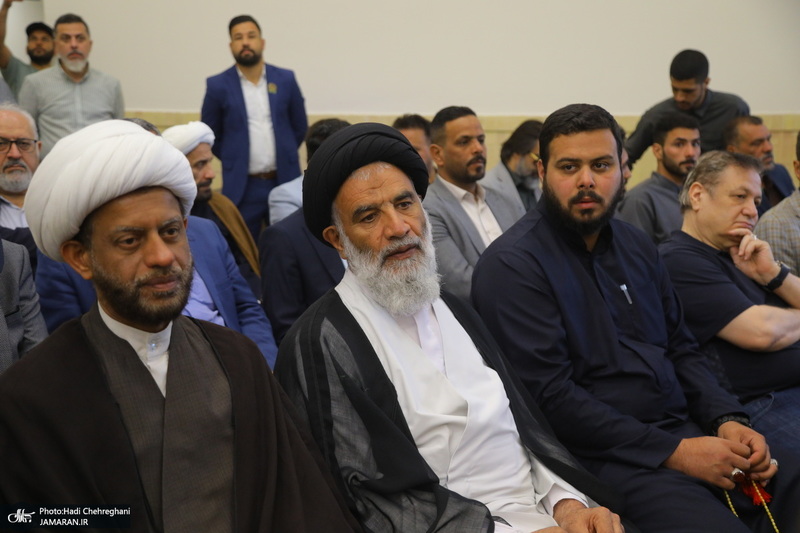 مراسم افتتاح حسینیه آیت الله العظمی بروجردی (ره) در شهر سامرا