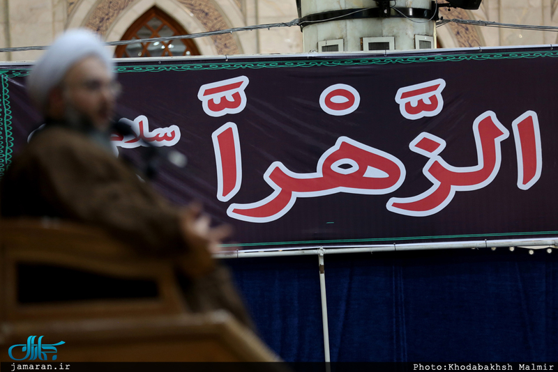 مراسم عزاداری شب شهادت حضرت زهرا(س) در حرم امام خمینی (س)